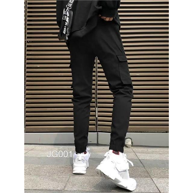 Quần túi hộp nam chất vải kaki trơn dày dặn y hình