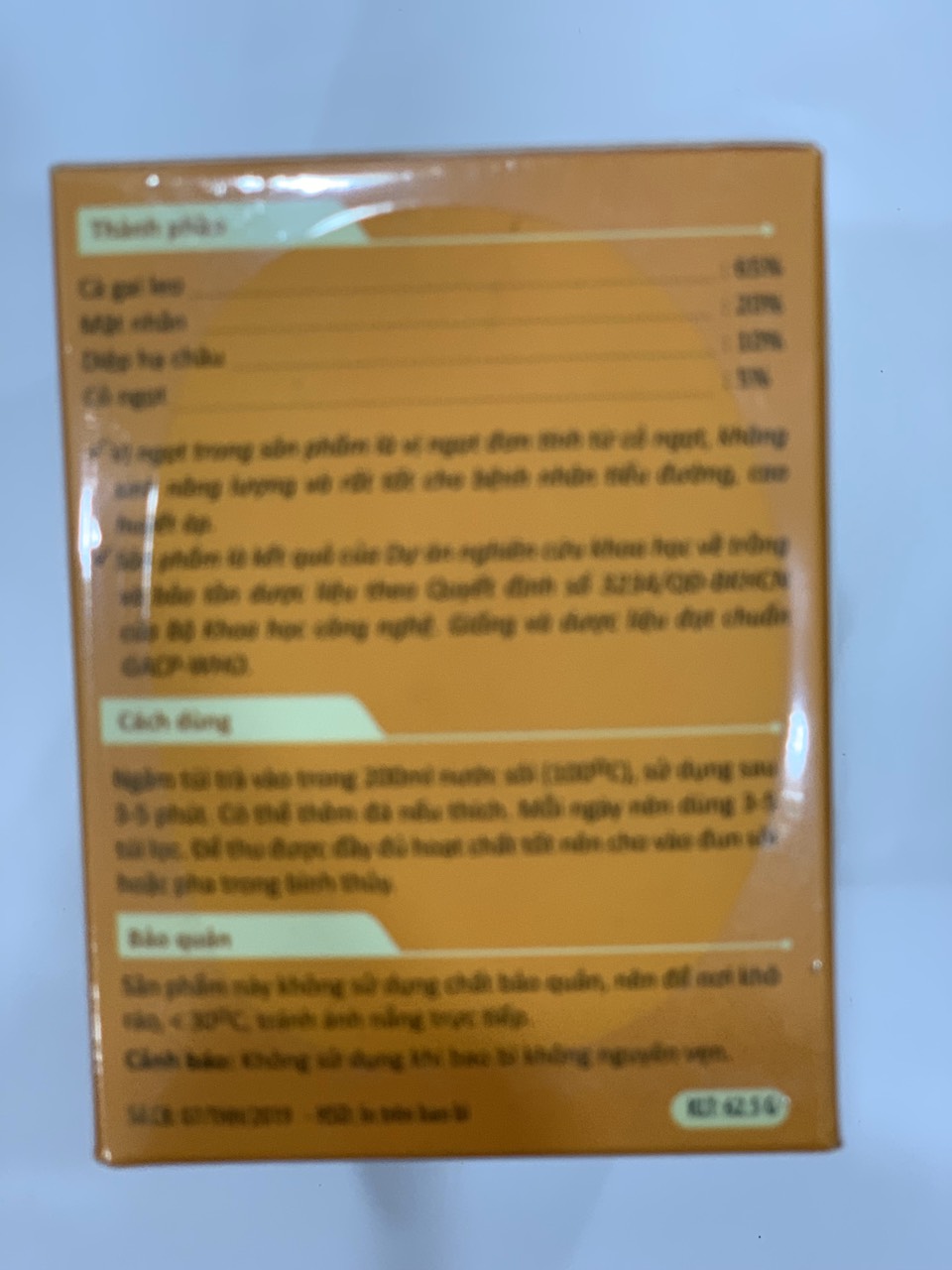 Combo 10 Hộp Trà thảo dược cao cấp Thái Hưng: CÀ GAI LEO