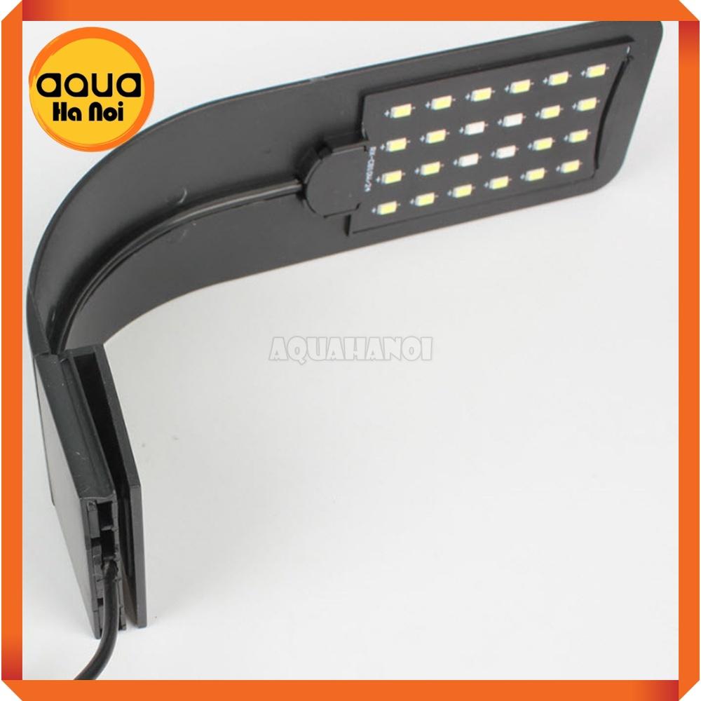 Đèn kẹp LED siêu mỏng X5 cho hồ cá cảnh thủy sinh kích thước 30-40cm - Màu đen/Màu trắng