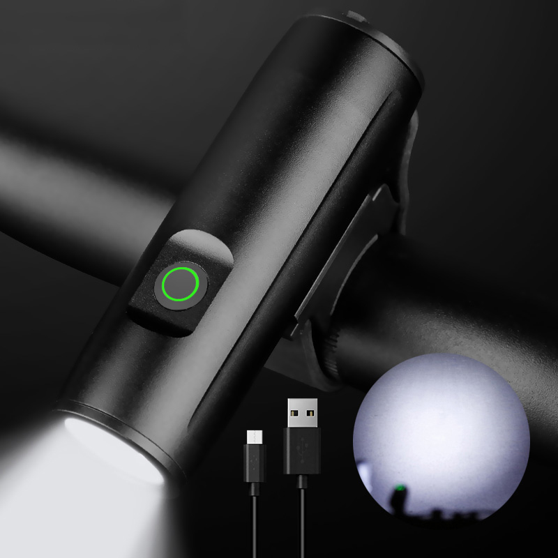 Pha Xe Đạp Mini 400 lumens EOS290 Sạc Điện USB Sáng Mạnh 3 Chế Độ Chống Nước Vỏ Hợp Kim Nhôm MaiLee