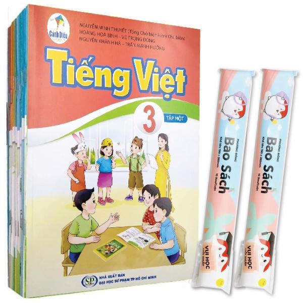 Sách Giáo Khoa Bộ Lớp 3 - Cánh Diều - Sách Bài Học   + 2 Bao Sách TP