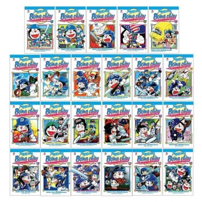 Truyện - Doraemon Bóng Chày - Truyền Kì Về Bóng Chày Siêu Cấp - Trọn Bộ 23 Tập - Fujiko Fujio & Mugiwara Shintaro - Kim Đồng