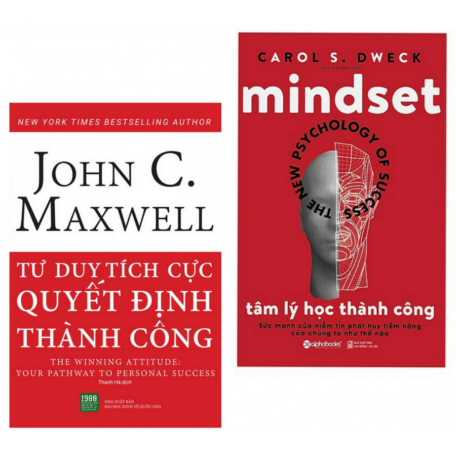 Combo Sách về sức mạnh của tư duy : Tư duy tích cực quyết định  thành công + Tâm lý học thành công - Combo sách vô cùng hữu ích mà ai cũng nên đọc - Tặng kèm bookmark thiết kế