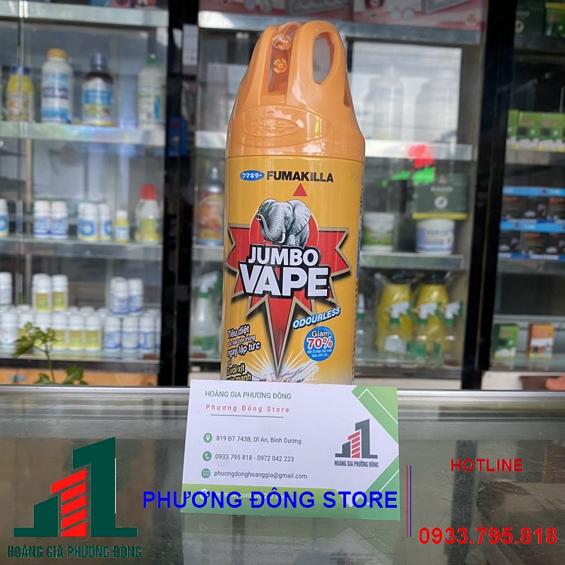 Bình xịt muỗi,côn trùng Jumbo_ chai 600ml