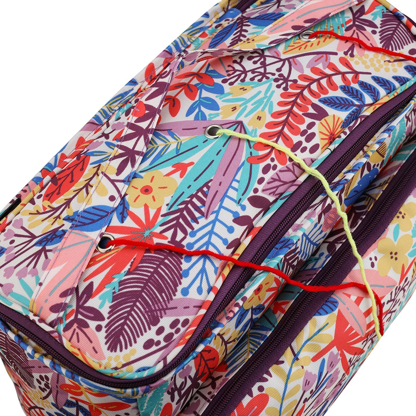 Travel Yarn Storage Bag Knitting Accessories Organizer Case for Wool Ball