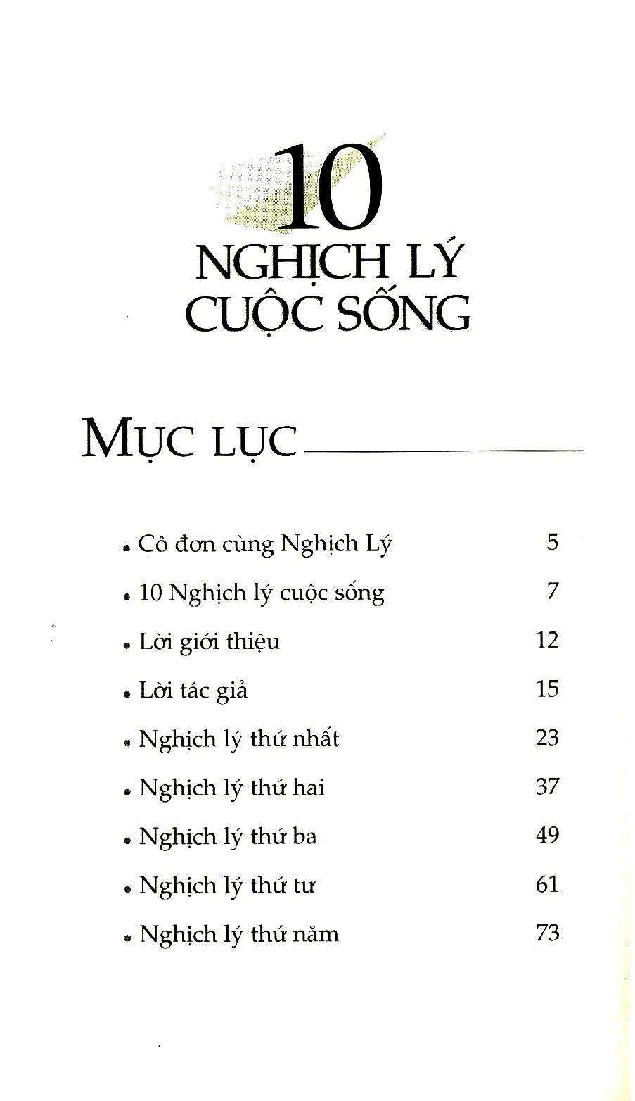 Sách 10 Nghịch Lý Cuộc Sống (Tái Bản 2019)