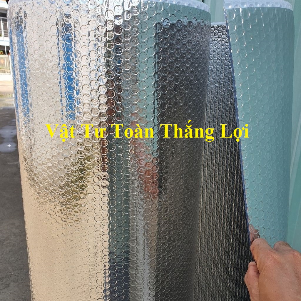 Combo ( Khổ rộng 1,05m x Dài từ 2m_30m ) Cách nhiệt túi khí chống nóng mái tôn mai mặt bạc