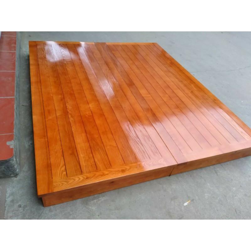 Giường phản bệt gỗ sồi 1,8M