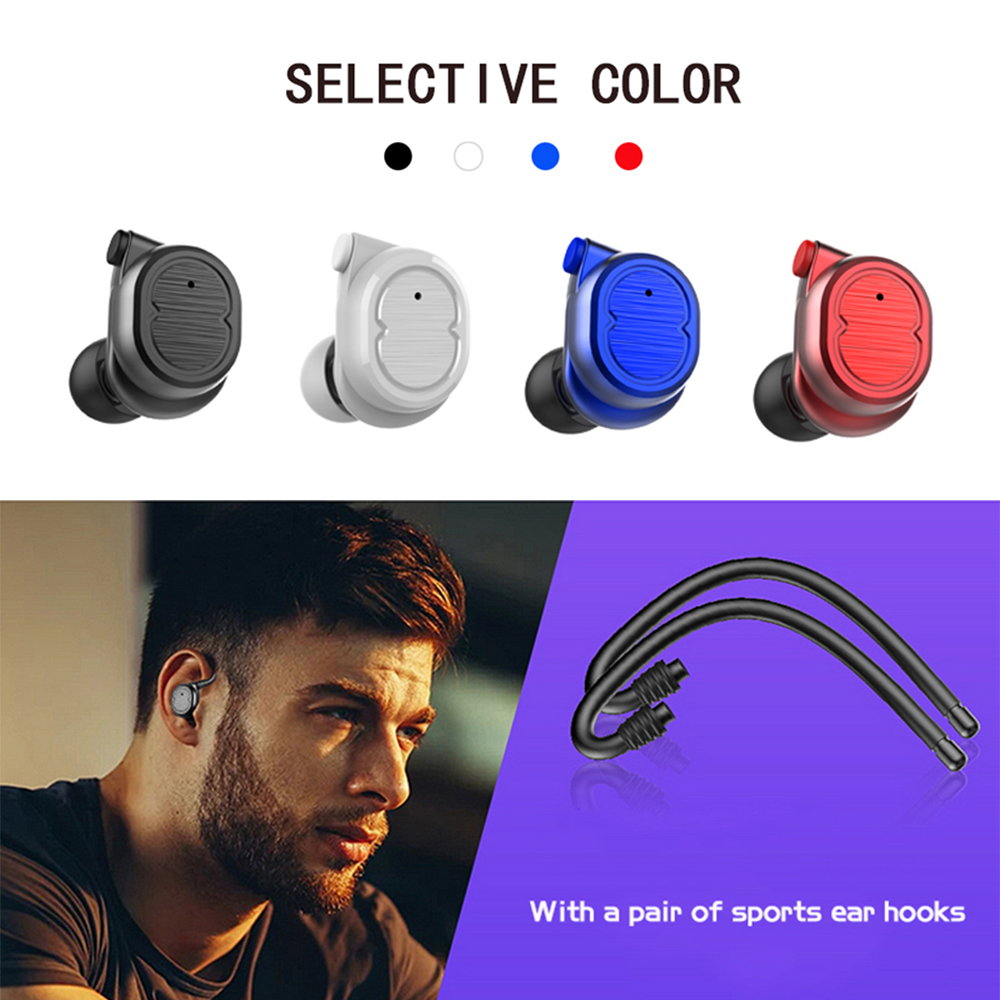 Tai nghe thể thao TWS-8 âm thanh nổi BT5.0 500mAh