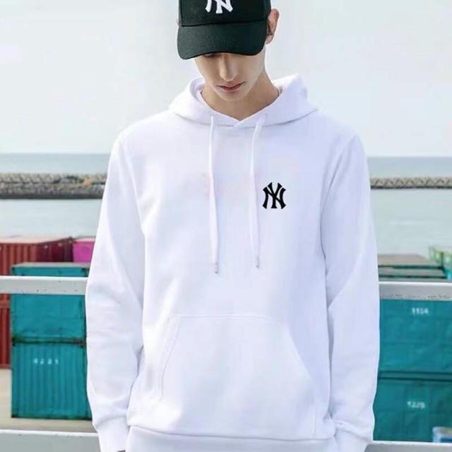 Áo hoodie unisex NY có big size đến 100kg vải nỉ bông dày mịn