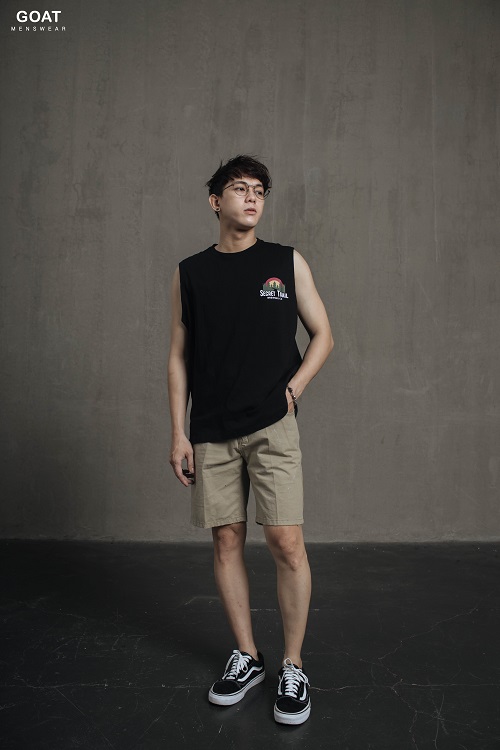 Áo Ba Lỗ In Hình Thể Thao Nam GOAT MENSWEAR