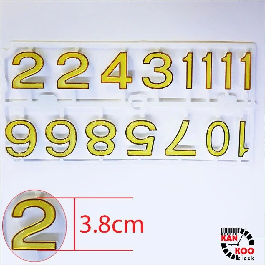 Bộ Số Dạ Quang Gắn Đồng Hồ Treo Tường - Phát Sáng Ban Đêm, Chất Lượng Cao, Dễ Dàng Lắp Đặt