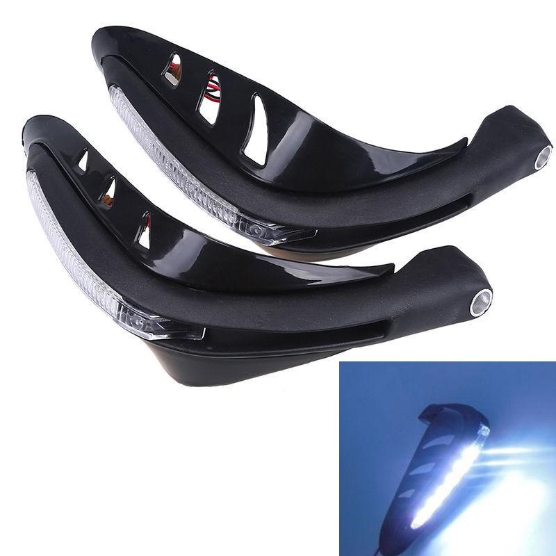 Cặp gù chống đổ bảo vệ tay lái tay phanh có đèn led lắp các xe phong cách thể thao mạnh mẽ