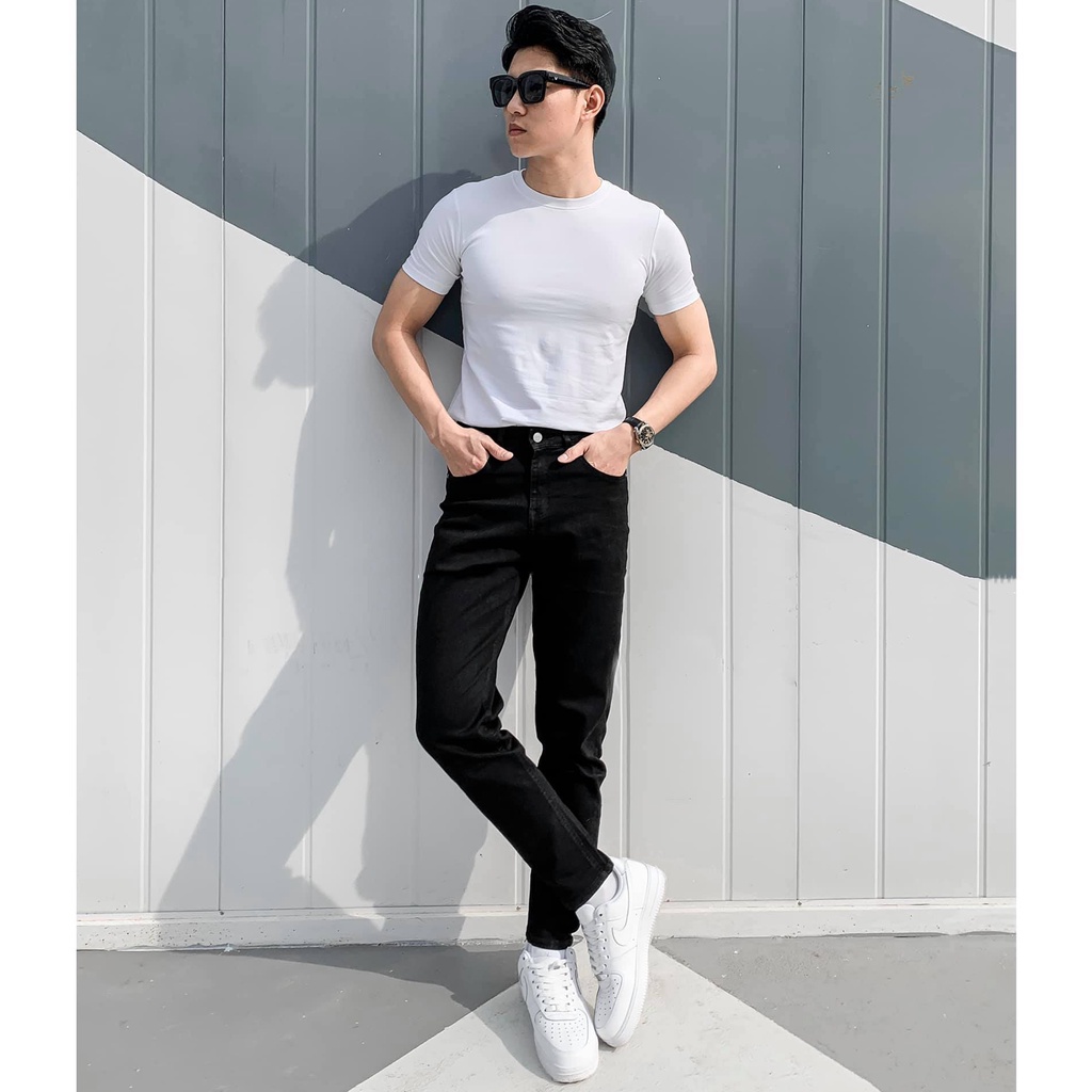 Quần Bò Nam Dài- Quần Jean Nam chất Cotton Denim Co Dãn, kiểu dáng Basic thời trang, phối đồ dễ dàng DazzieMenwears