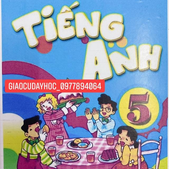 FLASHCARD TIẾNG ANH LỚP 5 -BGD ( Giấy C300 cán bóng)