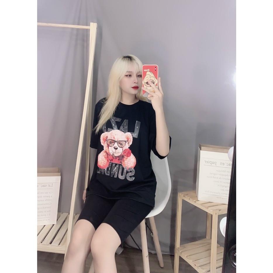 Đồ bộ nữ - Set bộ gấu hồng cao cấp