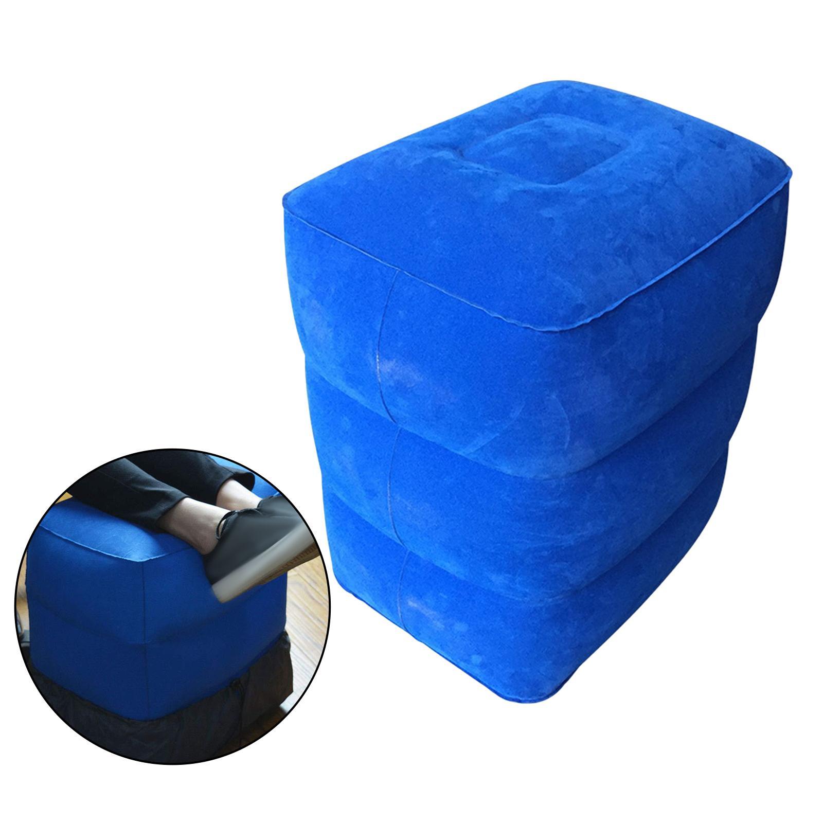 Travel Footrest Pillow Relax Inflatable feet pillow for Camping Cars Travel