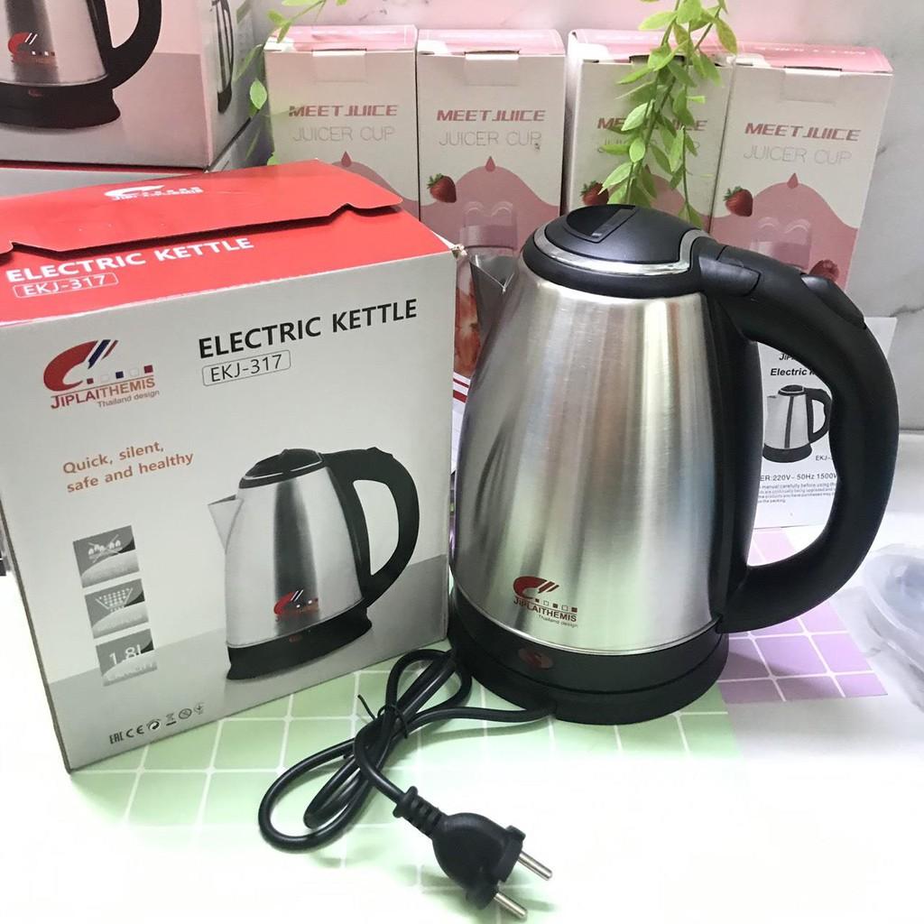 Ấm Đun Nước SIêu Tốc Electric Kettle Thái Lan (1,8L) mã EKJ 317 - Hàng Chính Hãng