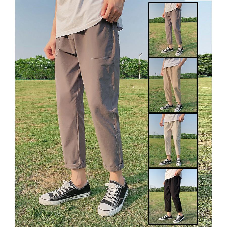 Quần Nam Kaki Basic Dáng Baggy Trơn Màu Phong Cách Trẻ Trung Thời Trang Zenkonu QUAN NAM 1000060V1