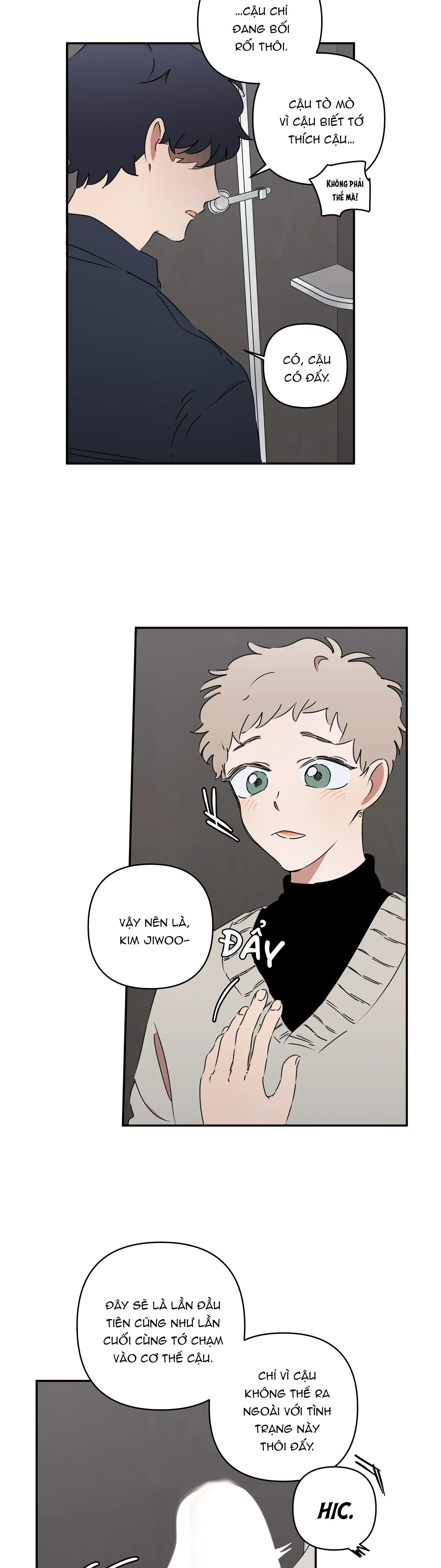 giấu kĩ vào, đừng để tớ nhìn thấy cái xx của cậu! chapter 3 14