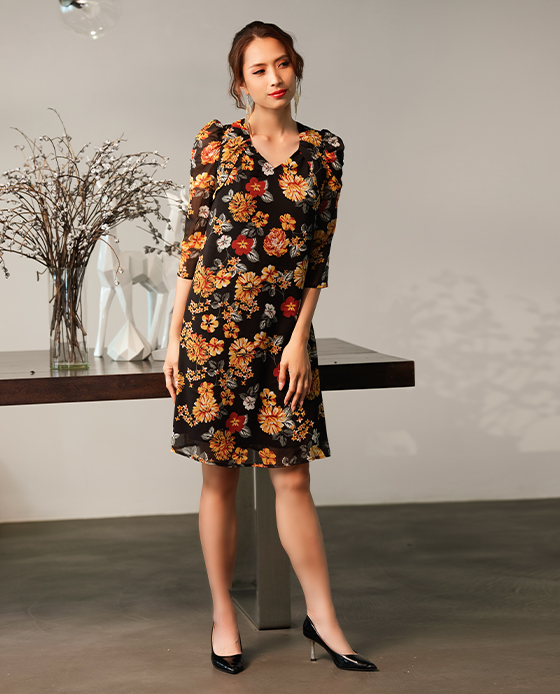 Đầm Suông Marigold DRE170 Thời trang thiết kế Hity