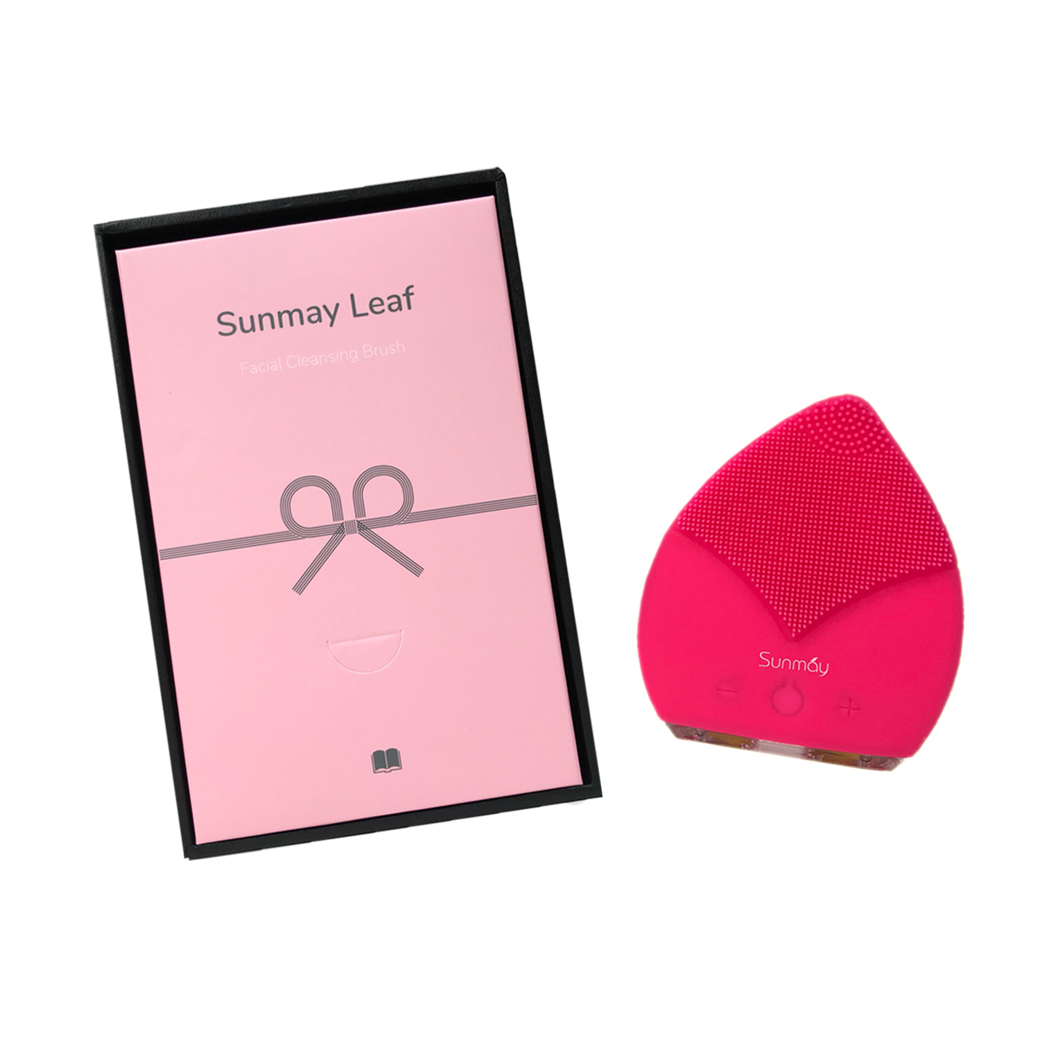 Máy rửa mặt Sunmay Luxury Leaf - Red Pink