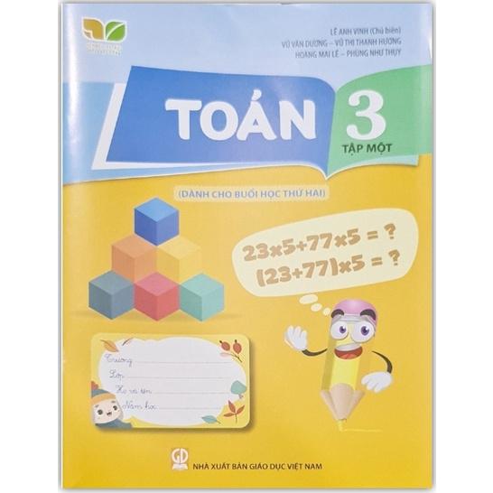 Sách - Combo Toán 3 tập 1 + tập 2 dành cho buổi học thứ hai