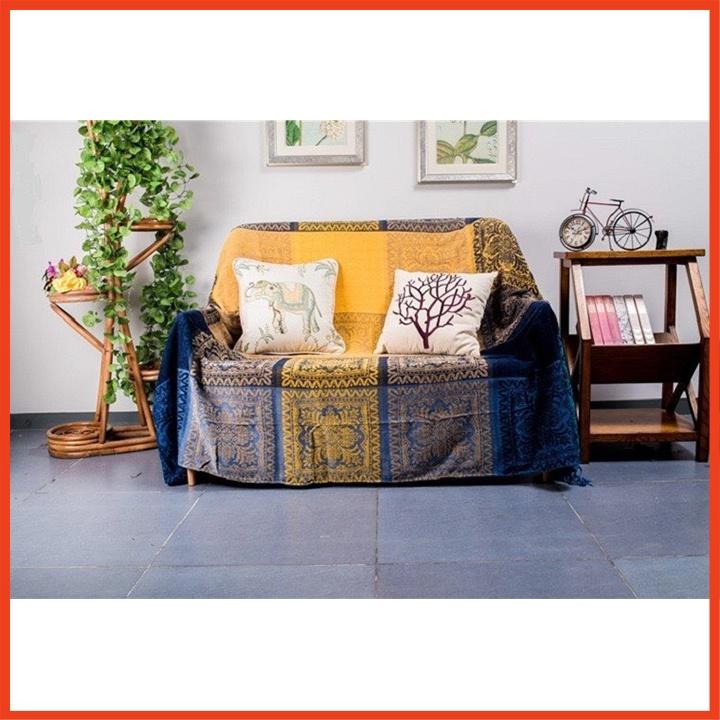 Khăn phủ sofa vintage siêu mềm mịn đa năng 1m5x1m9