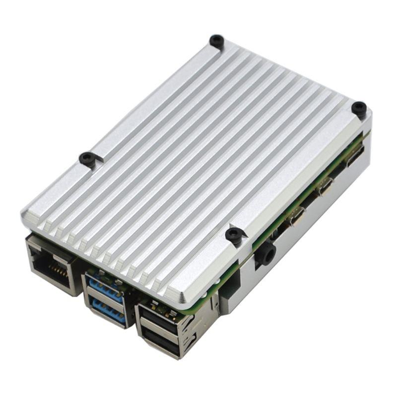 Vỏ Nhôm Kèm Quạt Tản Nhiệt Cho Raspberry Pi 4b