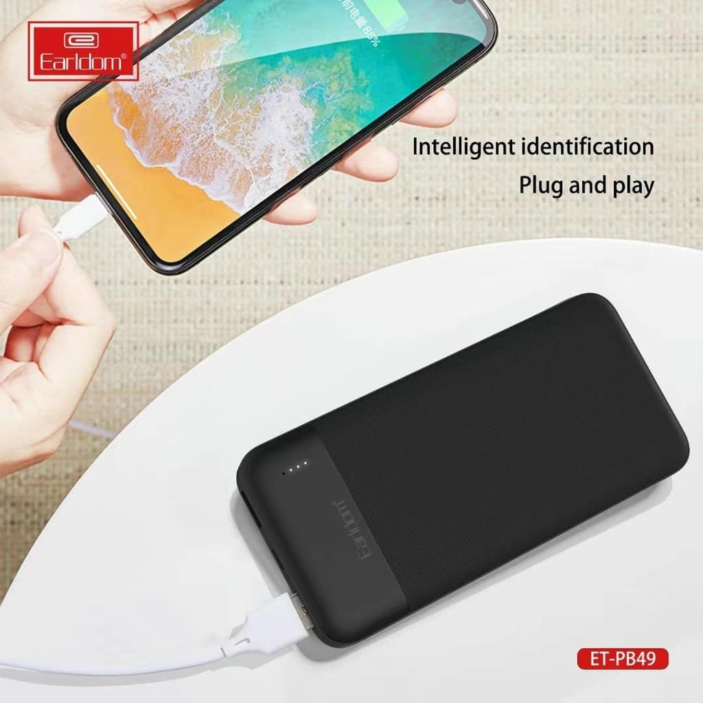 Sạc Dự Phòng 10.000mAh Earldom ET- PB49 - Hàng Chính Hãng