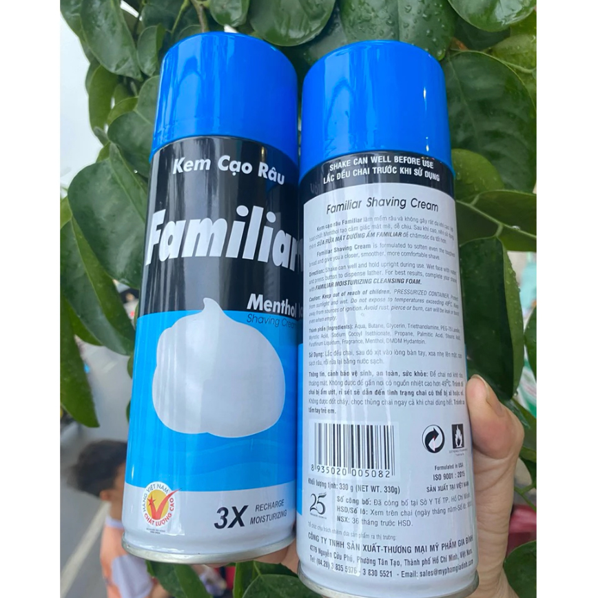 Bọt cạo râu Figaro giúp làm mềm râu tránh đau rát Italy 400ml