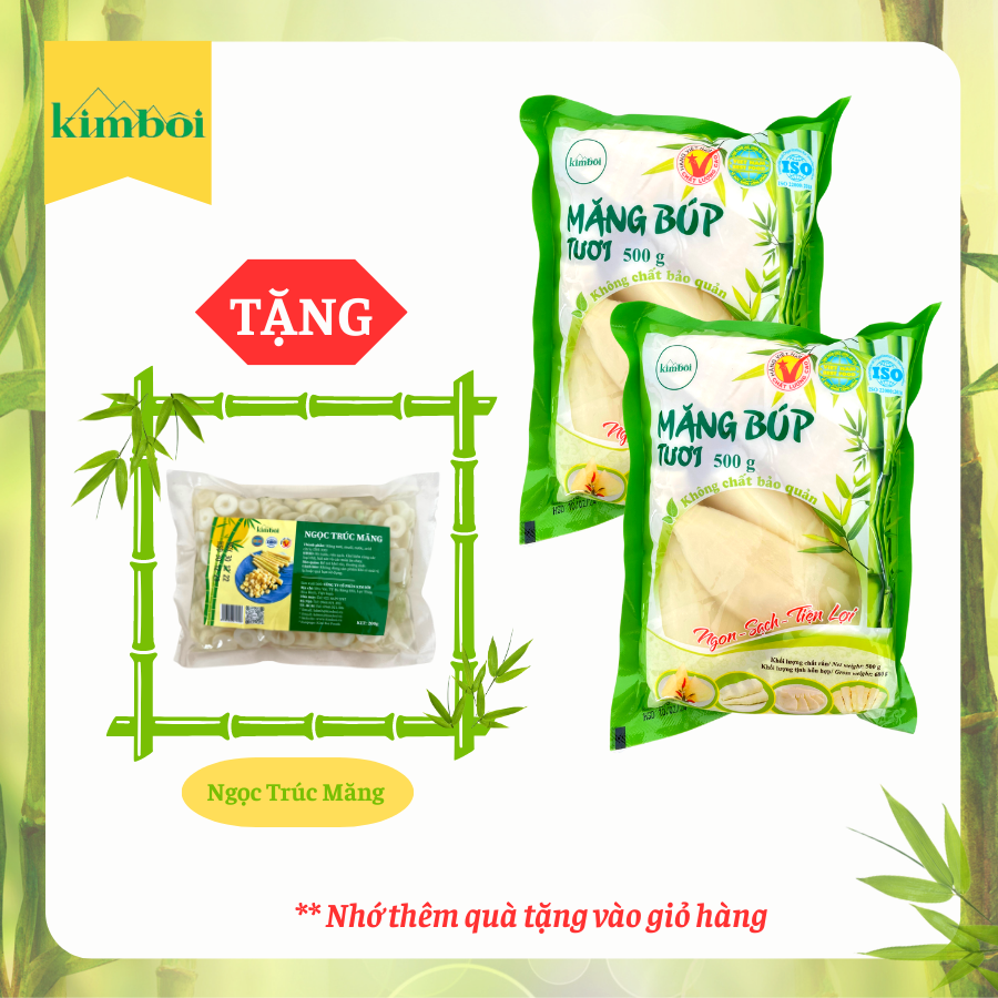 Combo 2 Gói Măng Búp Tươi Kim Bôi 500G