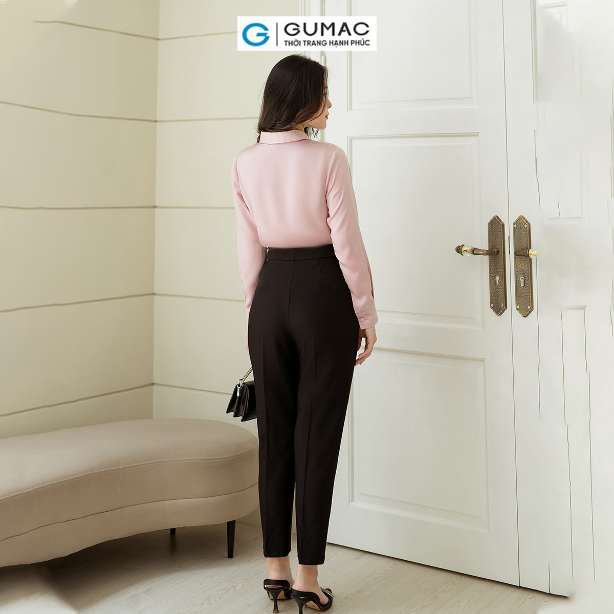 Quần ống đứng túi kiểu GUMAC QD08044