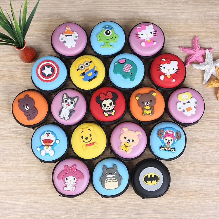 BÓP TRÒN MINI KHÓA KÉO ĐỰNG TAI NGHE, CÁP SẠC ,TRANG SỨC NHỎ HÌNH THÚ ĐÁNG YÊU