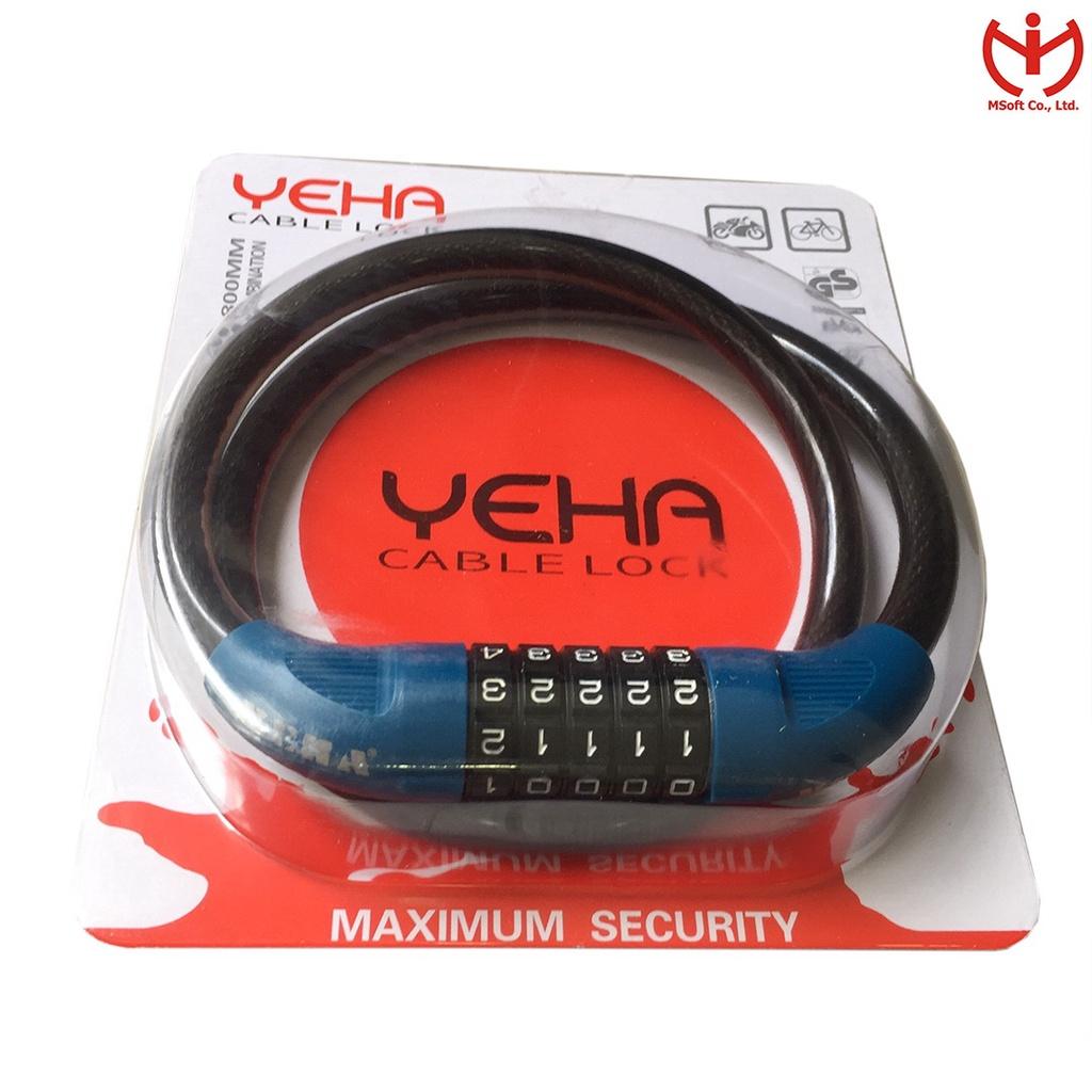 Khóa dây xe đạp 5 số YEHA S3112 - MSOFT