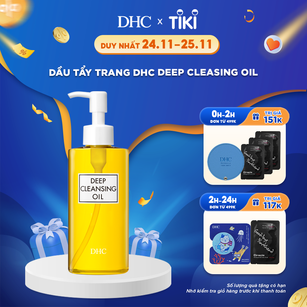 Dầu Tẩy Trang Olive DHC Deep Cleansing Oil (L) (200ml)