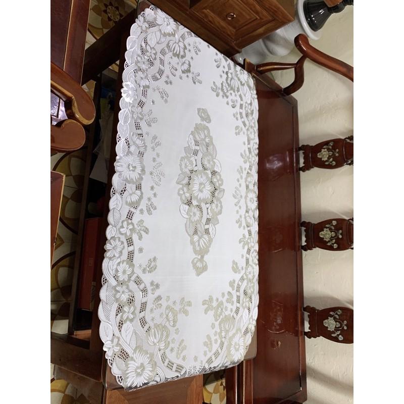 Khăn trải bàn 60x120cm Ren Hoa -