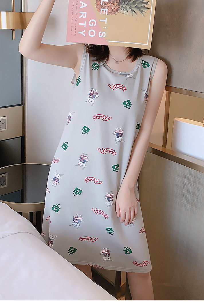 Đầm bầu hè thu sát nách họa tiết ngộ nghĩnh PJMB372