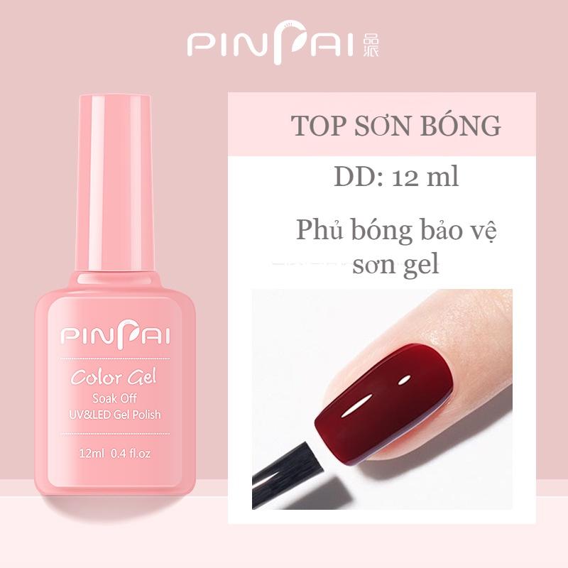 Base top bóng nail Pinpai Yapas 12ml , Sơn lót liên kết và top bóng làm móng chuyên dụng