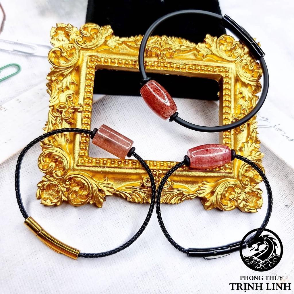 VÒNG TAY LU THỐNG TRÒN TA DÂU TÂY HỒNG
