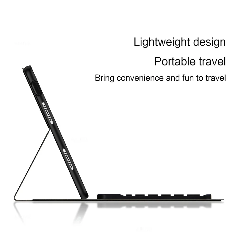 Bao da kèm bàn phím cho iPad Mini 1/2/3, Mini 4/5, Mini 6 Bluetooth Keyboard Case có khay để bút chống sốc cao cấp - Hàng chính hãng