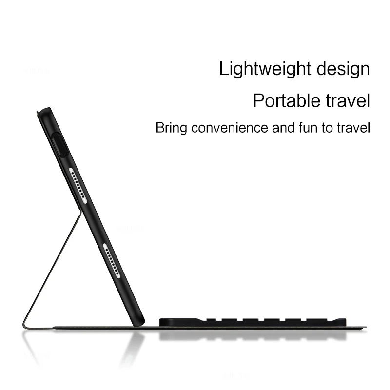 Hình ảnh Bao da kèm bàn phím dành cho iPad Air 6 13 inch 2024 , iPad Air 6 11 inch 2024 Bluetooth Keyboard Case có khay để bút chống sốc cao cấp - Hàng chính hãng.