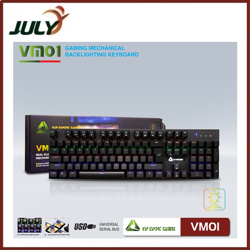 Bàn phím VSP eSport Gaming VM01 - JL - HÀNG CHÍNH HÃNG