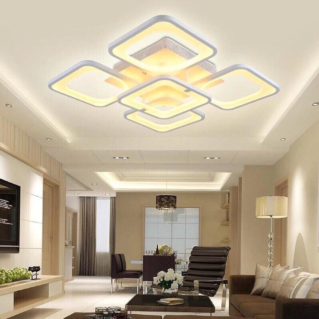 Đèn ốp trần trang trí MO-913/5 cánh 3 chế độ màu