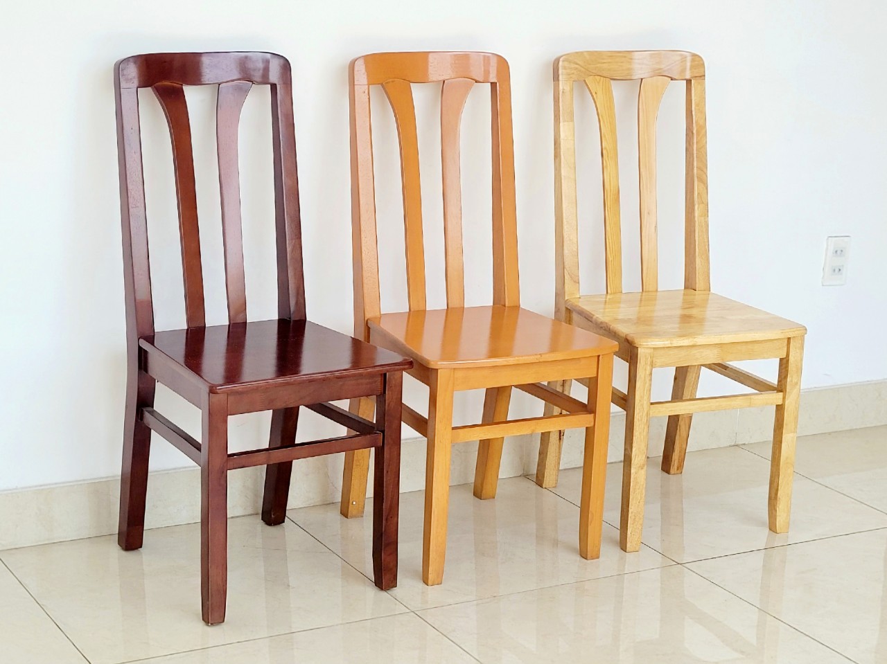 Ghế Gỗ 2 Nan Nhiều Màu Trang Nhã - Hàng VN Xuất Khẩu