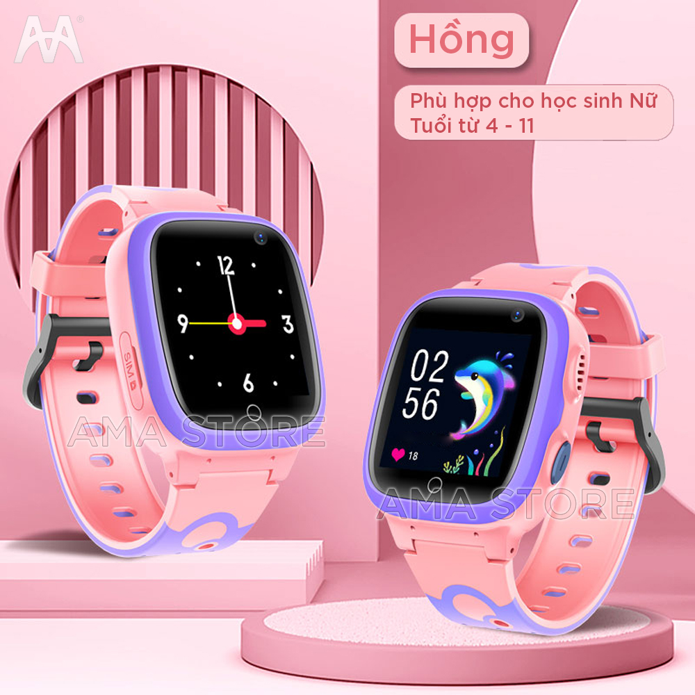 Đồng Hồ Thông Minh Trẻ em AMA Q12S Model MỚI nhất ra mắt tháng 12/2021 - Hàng nhập khẩu