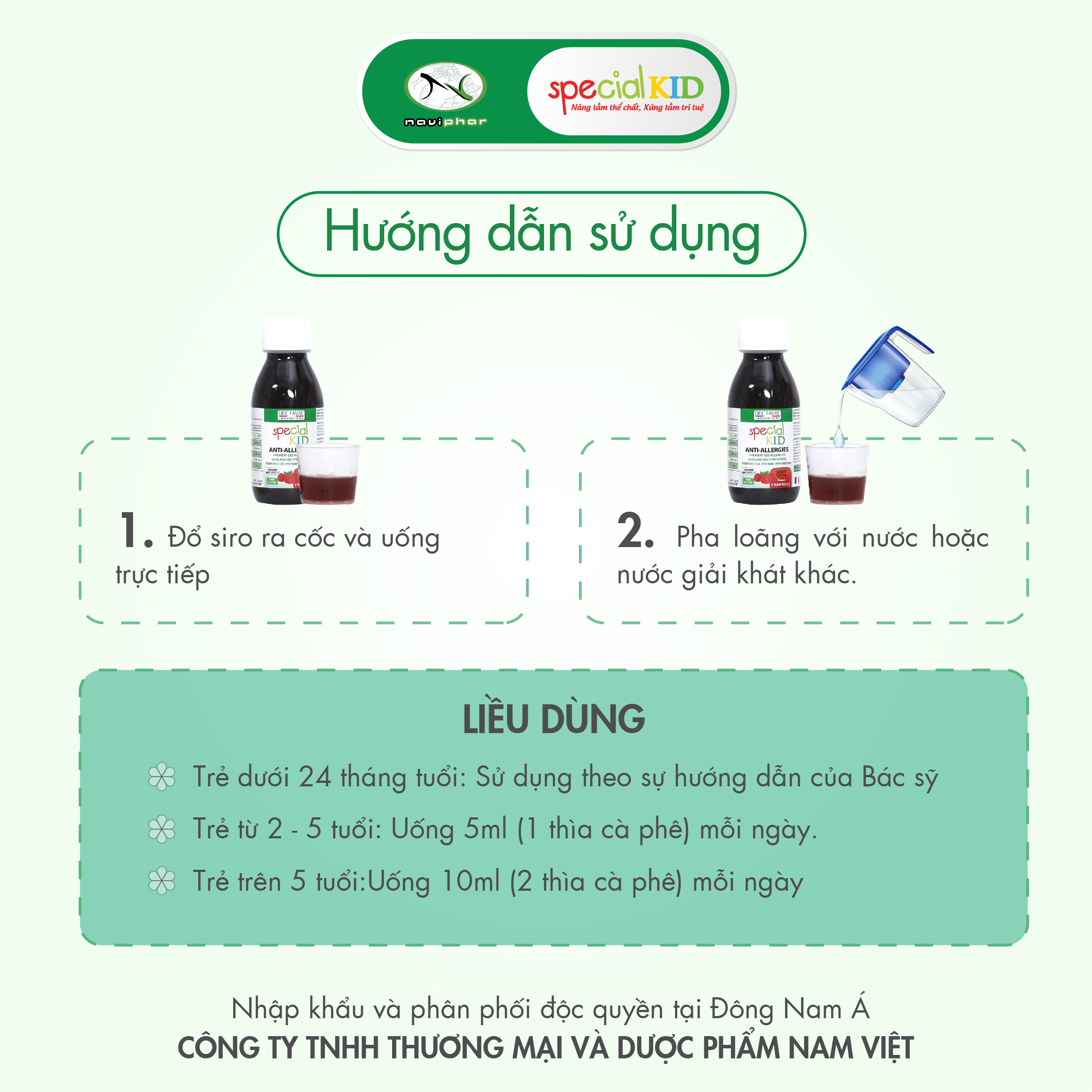 TPBVSK Special Kid Anti-Allergies - Hỗ trợ làm giảm các triệu chứng của dị ứng mẩn ngứa, nổi mề đay (125ml) [Siro – Nhập khẩu Pháp]