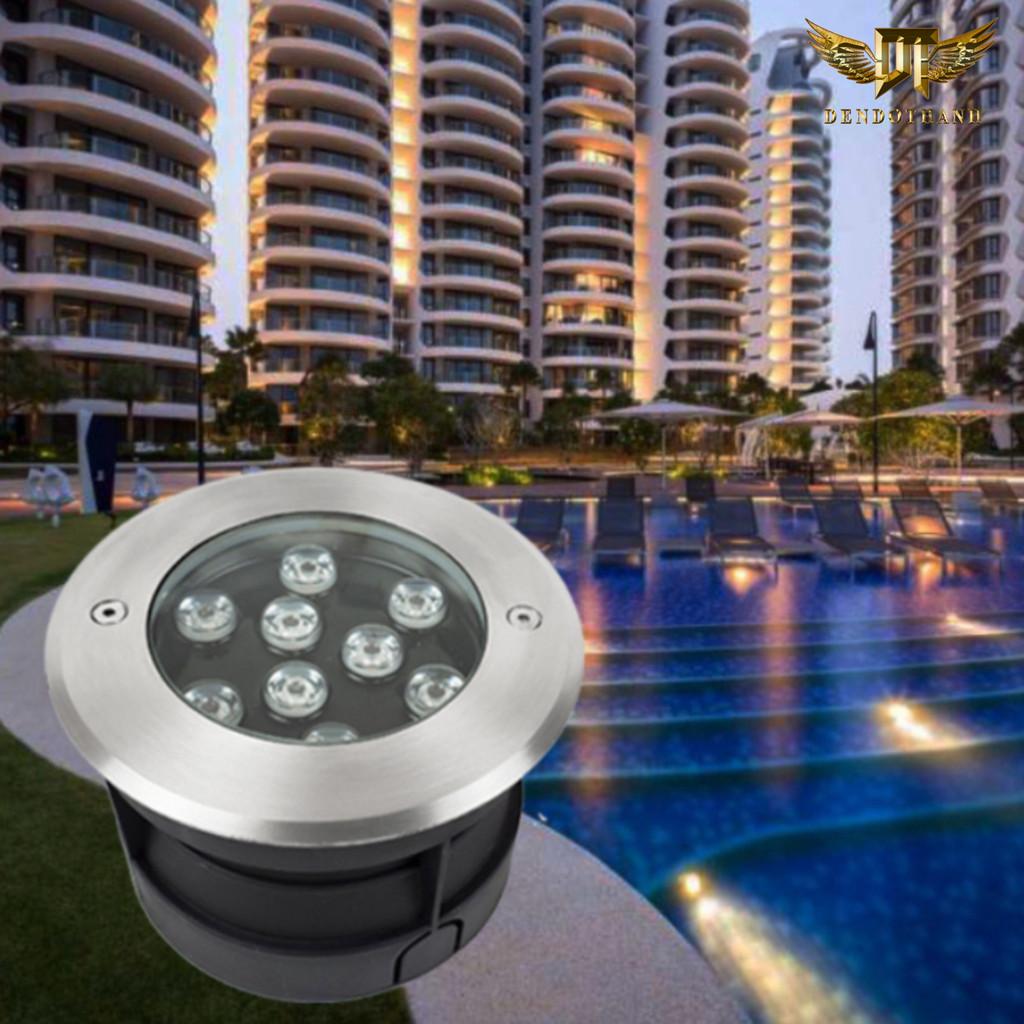 Đèn âm nước dạng chôn,khoét lỗ trang trí sân vườn RSV9 chuẩn chỉ số chống nước, đủ màu lựa chọn ráp theo yêu cầu DDT - 9w