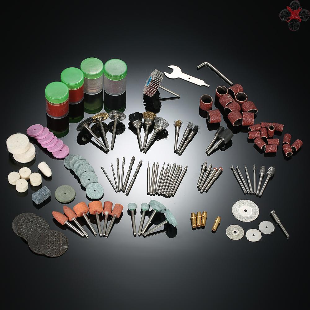 Bộ 166 Phụ Kiện Cho Máy Mài 1 / 8 ''
