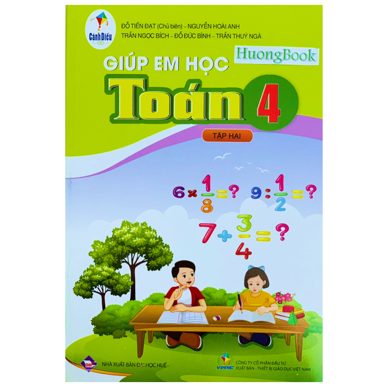 Sách - Combo Giúp em học toán 4 - tập 1 + 2